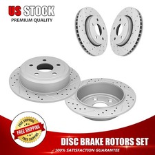 Front & Rear Brake Rotors For 2007 2008-2017 Jeep Wrangler 2018 Jeep	Wrangler JK