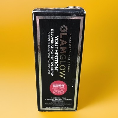 GlamGlow Youthpotion Rejuvenating peptide Serum 1 oz NIB