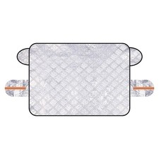 57 Inch 3 Layers Universal Car Windshield Snow Cover with 5 Magnetic Edges