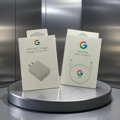 30W Google Charger Fast Wall Charger Type-C to C Compatible Google Pixel 6/7/8/9