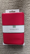 CHRISTMAS RED 100 COTTON FABRIC CUT  NEW
