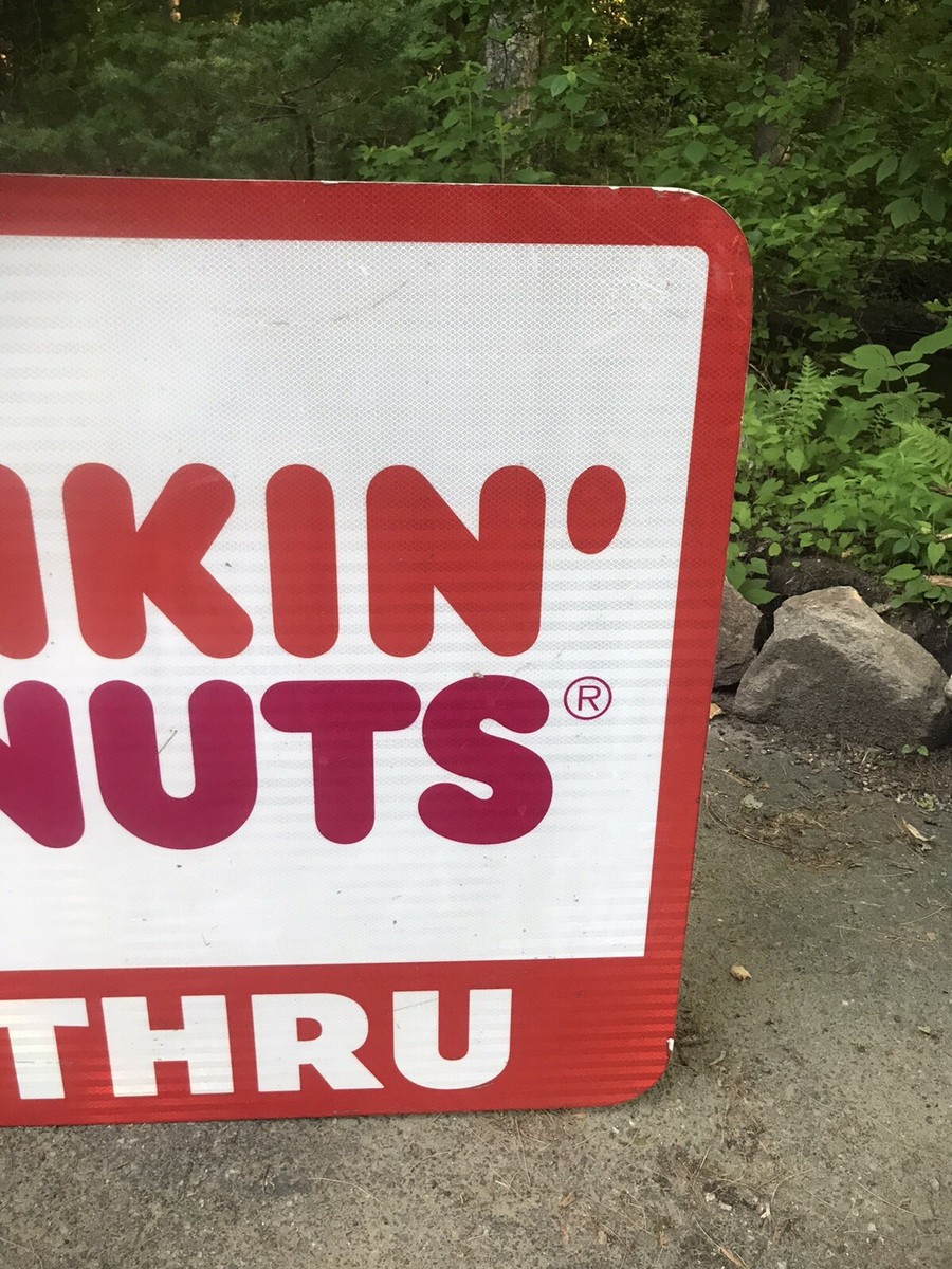 5 Foot Aluminum DUNKIN DONUTS Highway Billboard Advertising