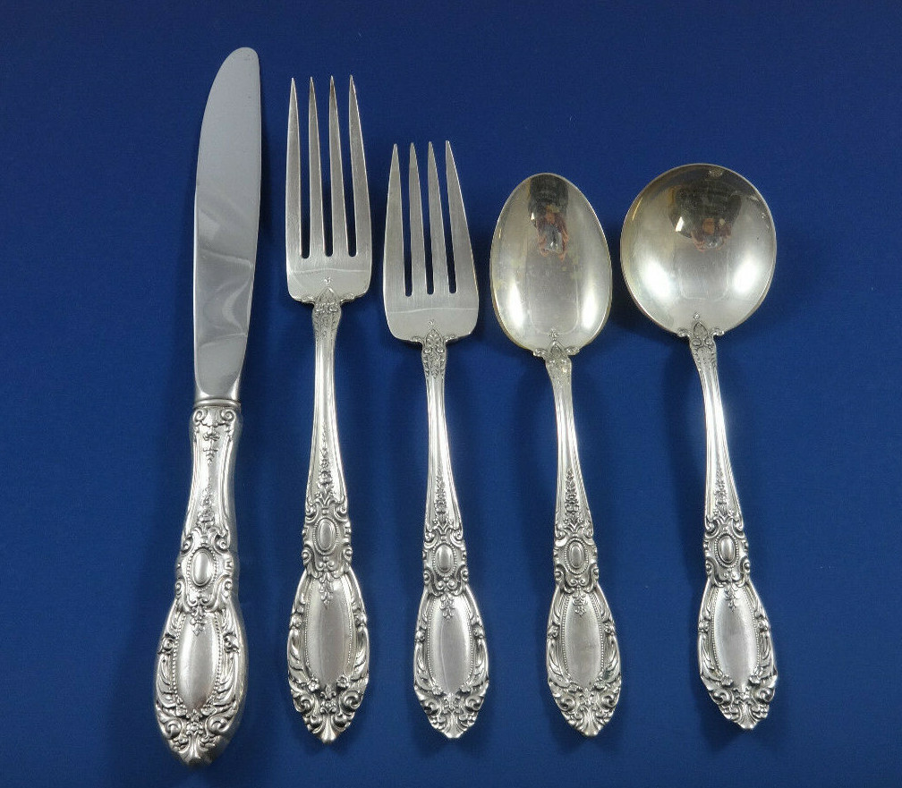 King Richard by Towle Sterling Silver Flatware Set For 12 Service