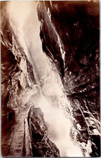 Switzerland, Tamina Gorges Vintage Albumen Print Albumen Print 10x15  