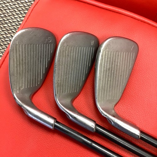 PING i3 O-Size Red Dot Irons Set 7, W, S w/Graphite 350 Series Stiff Shafts - Picture 2 of 6
