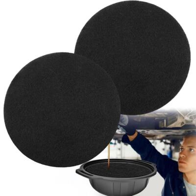 2PCS Oil Drain Pad No Splatter Pad Round Pad Car Changing Oil Garage |DE 