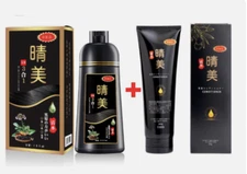 KOMI Japanese Hair Dye Shampoo (BROWN BLACK) 500mL & Komi Conditioner 280gm