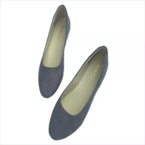 DamenFlachpumpen Wildleder Ballett Ballerina Braut Schuhe Sandalen Größe Slip On - Bild 56 von 104