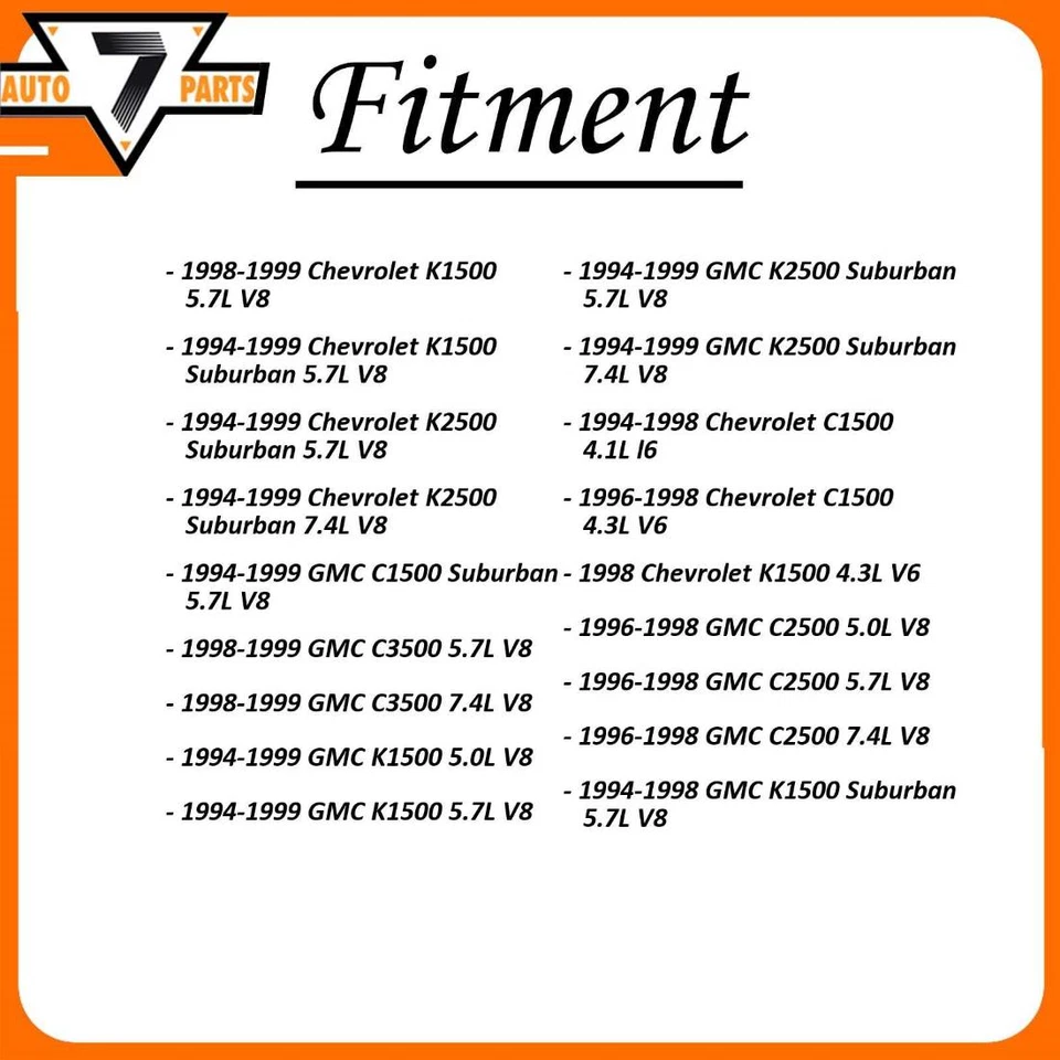 Conjunto de luz de giro/estacionamiento delantera TYC para Chevrolet C3500 1995-2000 Foto 4 de 4