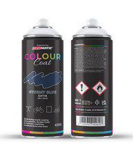 Pro-Matic Colour Coat Stormy Midnight Grey Blue Satin RAL 5008 Spray Paint 400ml