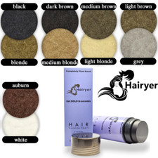 Hairyer Hair Building Fibres 27.5g Fibers Hair Loss Solution- Toppik Compatible