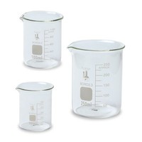 Karter Scientific Sf-214t2 Borosilicate Glass Beaker Set, 50/100/250 Ml, 3 Size Karter Scientific Sf-214t2 Borosilicate Glass Beaker Set, 50/100/250 Ml, 3 Size