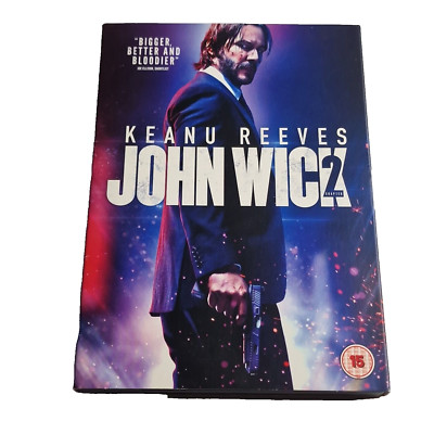 John Wick: Chapter 2 (DVD, 2017) Keanu Reeves - Region 2 Cert 15 - 1000636311