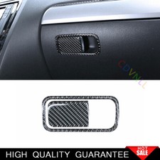 Manija de caja de almacenamiento copiloto de fibra de carbono real para Volkswagen Jetta MK6 2015-2018