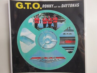 Ronnie Rons' CD 新品 OG PRESS GRAP 💥' RONNY AND THE DAYTONAS ' HIT 45 + PICTURE [G.T.O.] 1964