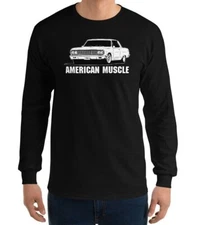 1964 Chevelle Long Sleeve Shirt With American Muscle Car