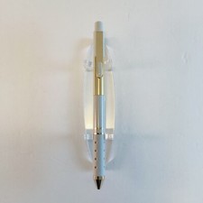 NEW TUL Pen Gel Metallic Ink SILVER Ink Limited Edition Gray Gold Barrel 0.8