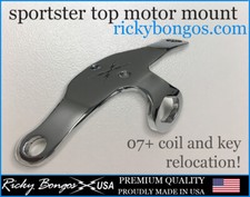 07+ HARLEY SPORTSTER MOTOR MOUNT KEY & COIL RELOCATION / USA MADE 48 72 IRON XL