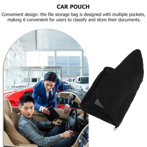 Wallet Case Owners Manual Document Storage Bag Work Car Pocket File for - Picture 7 of 12
