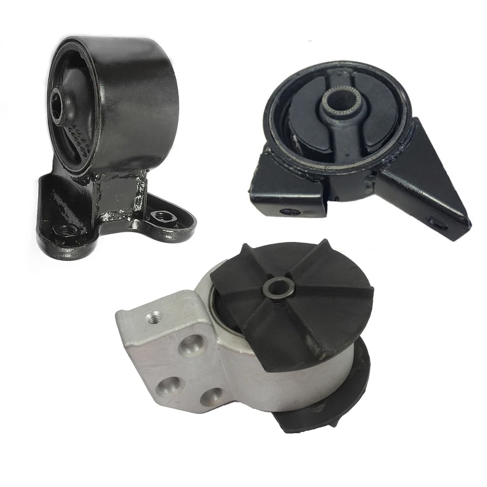 Juego de montaje de motor de 1,6 L para Hyundai Accent 2001-2002 3 piezas nuevo delantero y trasero Foto 2 de 4