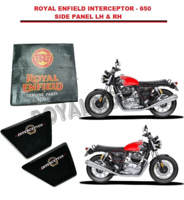 Fits Royal Enfield ''INTERCEPTOR-650 SIDE PANEL LH & RH'' / EXPRESS SHIPPING