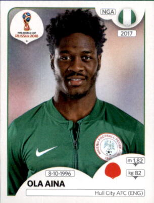 Panini WM 2018 World Cup Russia - Sticker 340 - Ola Aina - Nigeria