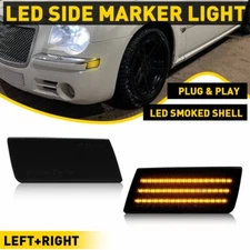 Front Bumper LED Strip Side Marker Light Parking Lamp 4805861AA For Chrysler 300