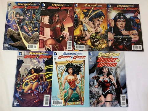 SENSATION COMICS FEATURING WONDER WOMAN #1 2 3 5 6 14 16 ~ mid-grade or better