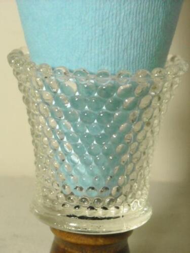 VINTAGE HOMCO CLEAR HOBNAIL VOTIVE CUP 3 3/4" TALL - Picture 1 of 4