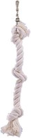 Nobby Kletterseil 38Cm - 3 Knoten Baumwolle Weiß VöGel Spielzeug KäFigzubehöR