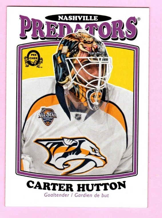 2016-17 O-Pee-Chee Retro #64 Carter Hutton Nashville Predators