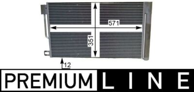 Mahle Original (AC 367 000P) Kondensator, Klimaanlage für ALFA ROMEO CITROEN