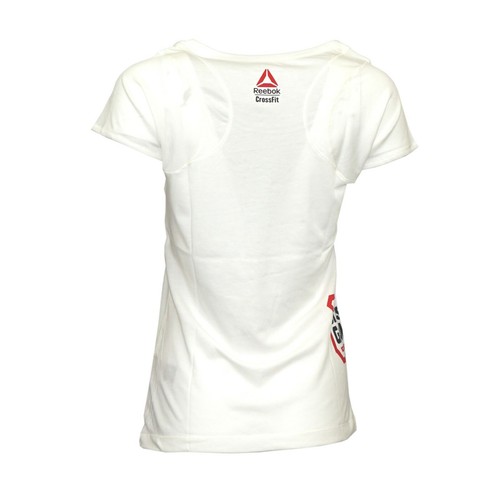 Reebok 2014 CrossFit Games Women's White Official Side Logo Tri-Blend T-Shirt - 第 2/2 張圖片