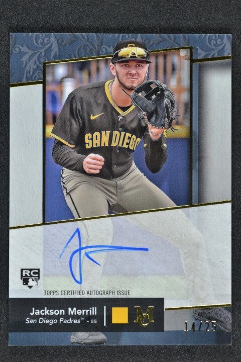 25シリジャクソンメリル Jackson Merrill 直筆サインカード