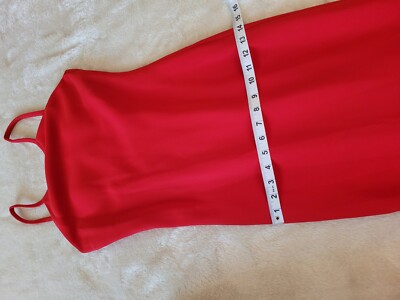 Red Calvin Klein Halter Top Dress Gown, Size 4, | eBay