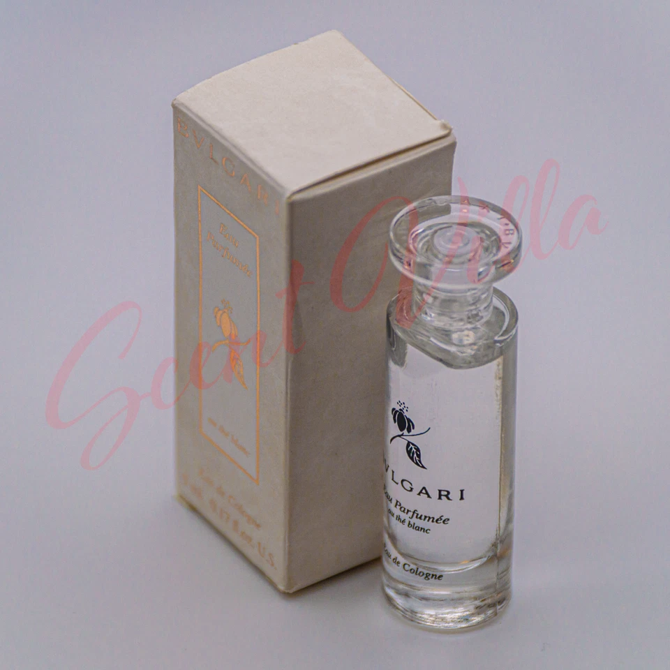 Eau Parfumee Au the Blanc Por Bvlgari Para Mujer Mini EDC Perfume Splash .17oz Nuevo Foto 4 de 4