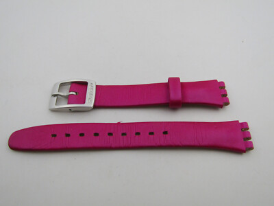 SWATCH LADY IRONY LEDERARMBAND ''SUITABLE PINK'' (A80)