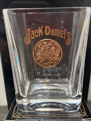 Jack Daniels 1905 Gold Medal Official Glass New in Box | eBay