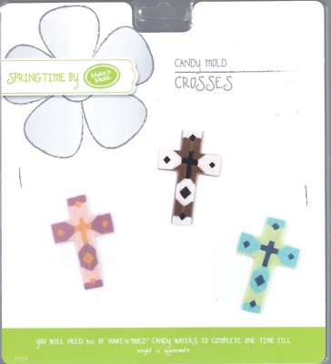 Make n' Mold Easter Mini Candy Mold Crosses,Bunnies,Eggs,Chicks,Carrots