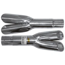 CJ Classics Exhaust Tip Stainless Steel Rolled Pair Mustang 1967-1969