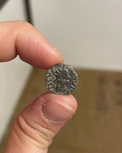 Barbaric Imitation, Claudius II Gothicus Antoninianus, Ancient Roman Bronze Coin