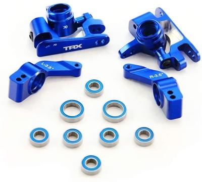 Traxxas 64077-3 XO-1 - Knuckles, Aluminum Front Steering & Rear Carriers