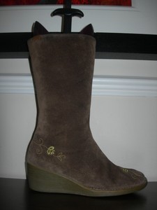 suede boots calf length