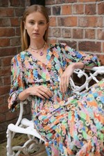 SOLD OUT BNWT Rixo Maya Patchwork Maxi Dress Sz S M L XL