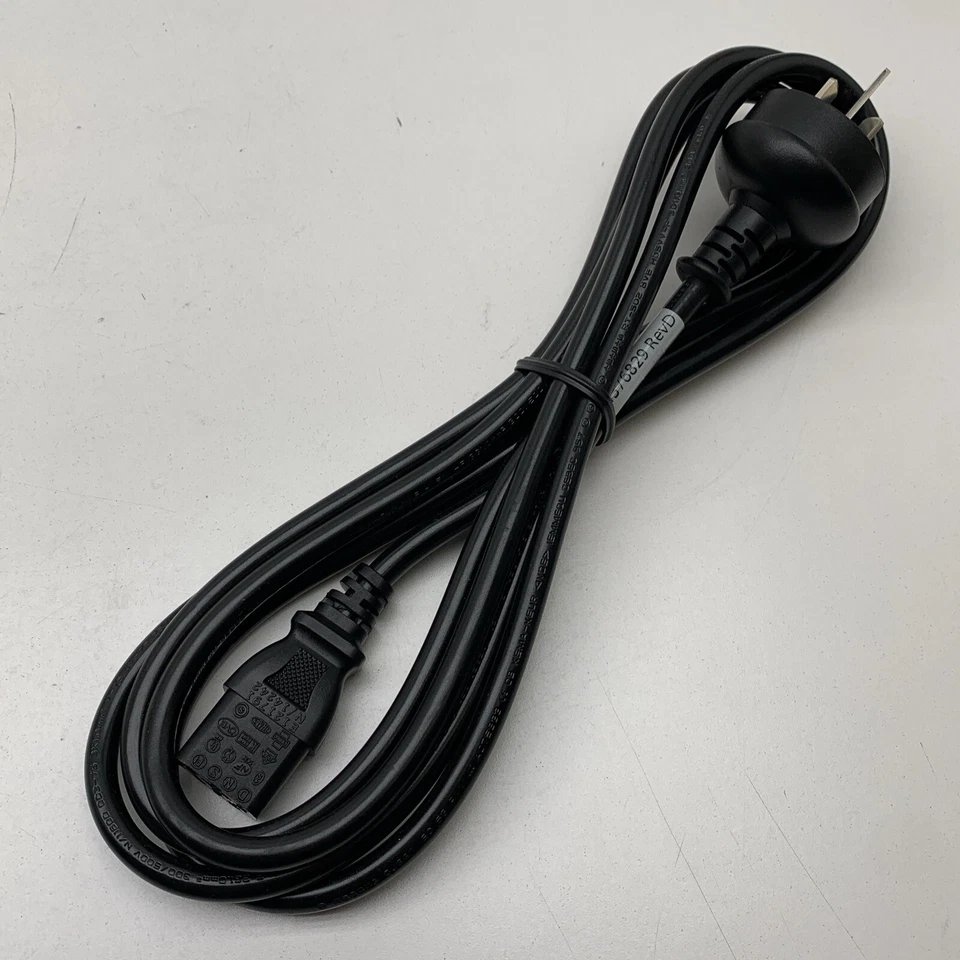 Australia New Zealand Argentina Type I to C13 Power Plug Cord 6ft Length - Image 2 of 4