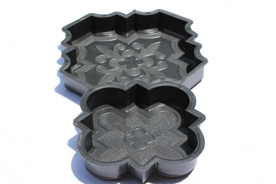 10 Pack of Plastic Mold Forms For Concrete Paver Stones For Patio And