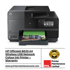 HP OfficeJet Pro 8620 A4 Wireless USB Network Desktop InkJet Printer + Warranty