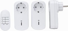 Kopp Funksteckdosen-Set 3+1 Fernbedienung Innenbereich weiß IP20