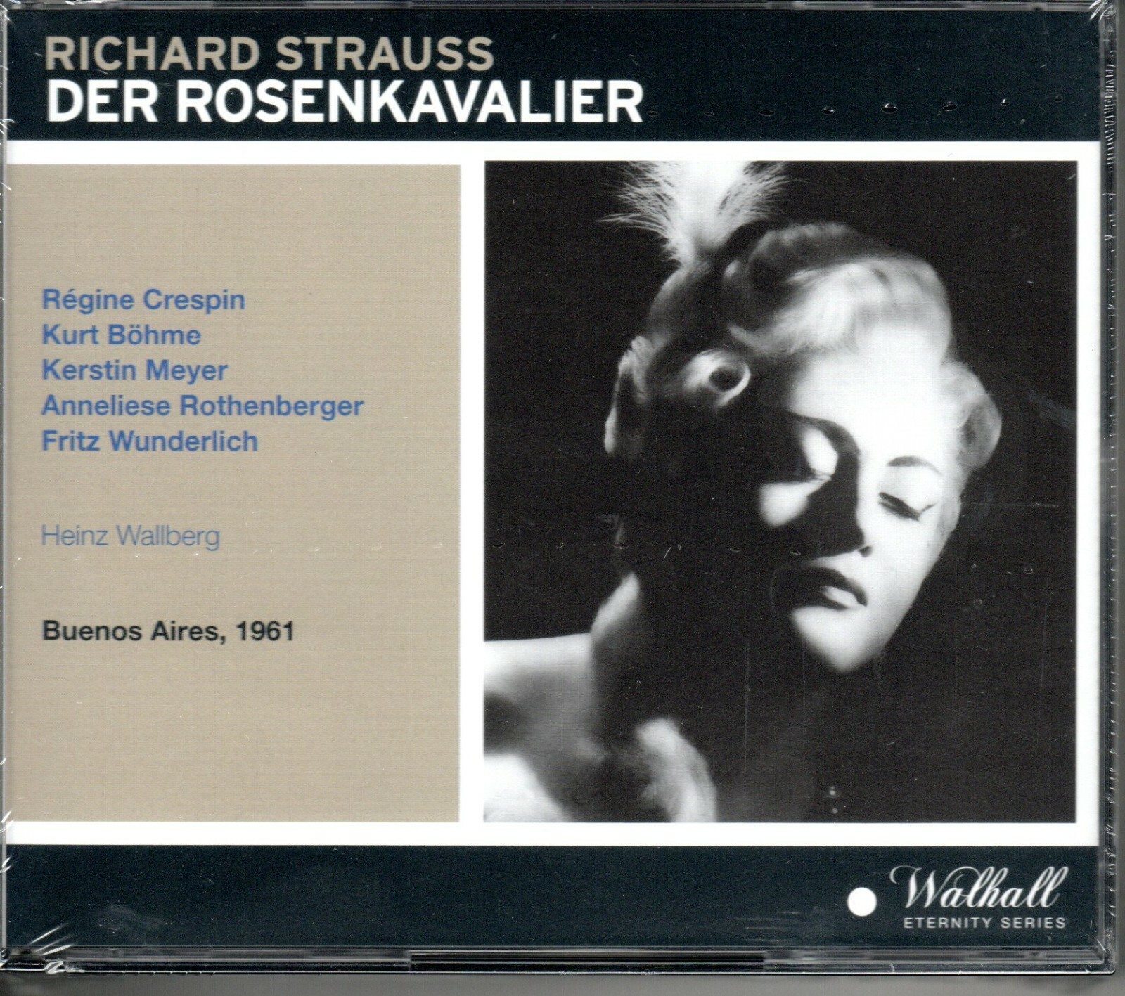 R STRAUSS - DER ROSENKAVALIER - CRESPIN - BOHME - WALLBERG - BUENOS AIRES 1961