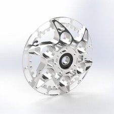 Ducati Kbike spingidisco argento NUOVO - clutch pressure plate silver